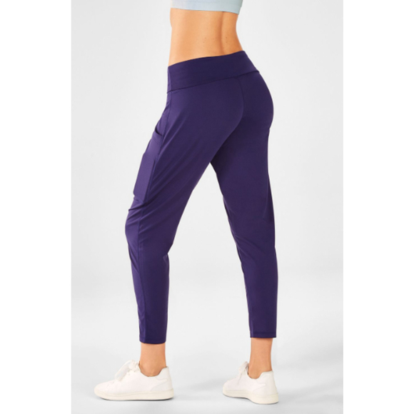 Fabletics Maj Pant II Medium Indigo Purple NWOT Athletic Jogger Workout - Picture 2 of 7